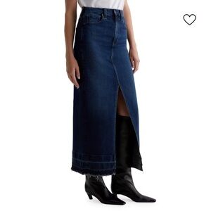 Davina Denim High Rise Maxi Skirt